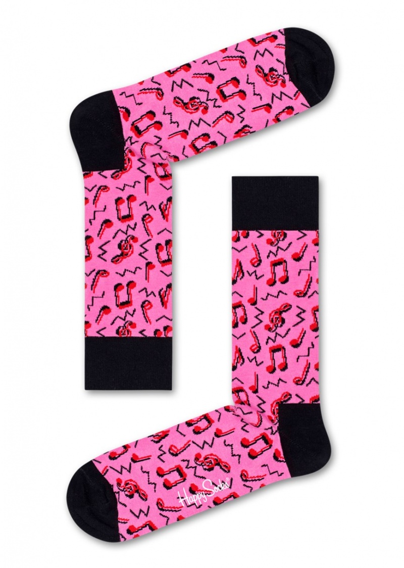 Happy Socks City Jazz Socken Unisex Rosa | Schweiz 07945HCYW