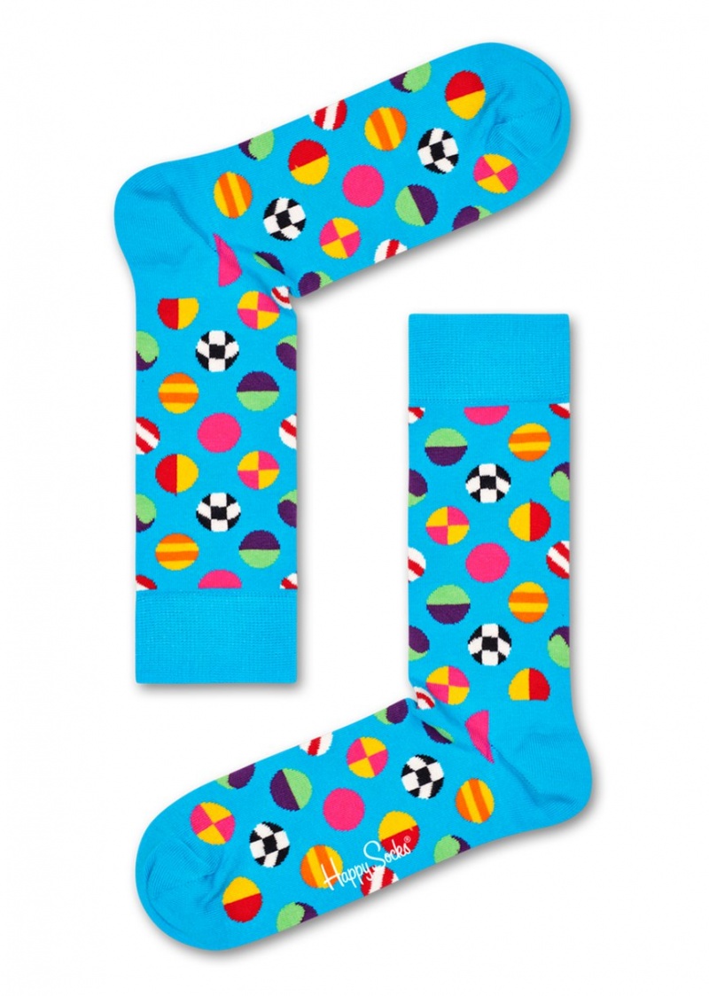 Happy Socks Clashing Dot Socken Unisex Türkis | Schweiz 91432SYUW