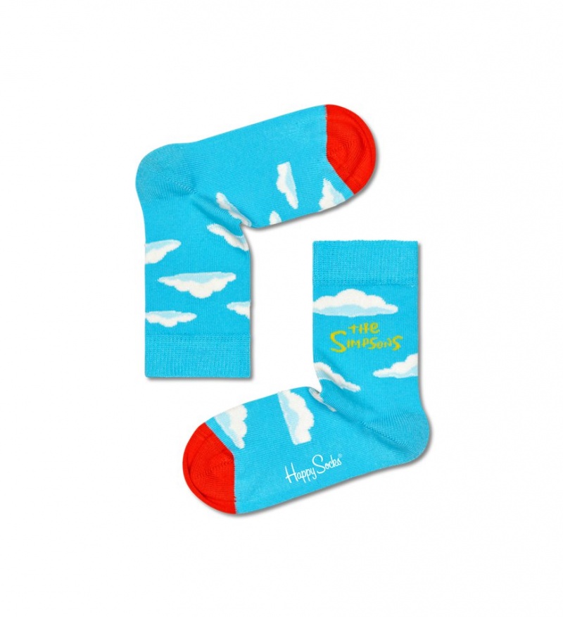 Happy Socks Clouds Kids Socken Kinder Hellblau | Schweiz 79401BZFQ