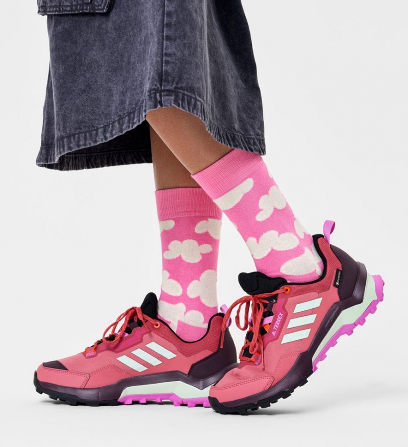 Happy Socks Cloudy Socken Unisex Rosa | Schweiz 80736OIKP