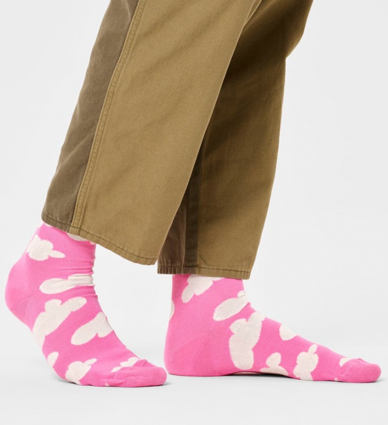 Happy Socks Cloudy Socken Unisex Rosa | Schweiz 80736OIKP