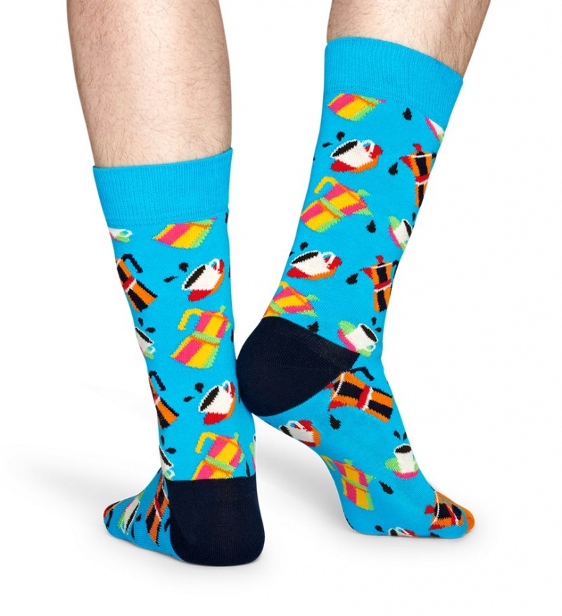 Happy Socks Coffee Socken Unisex Türkis | Schweiz 28714VUSR