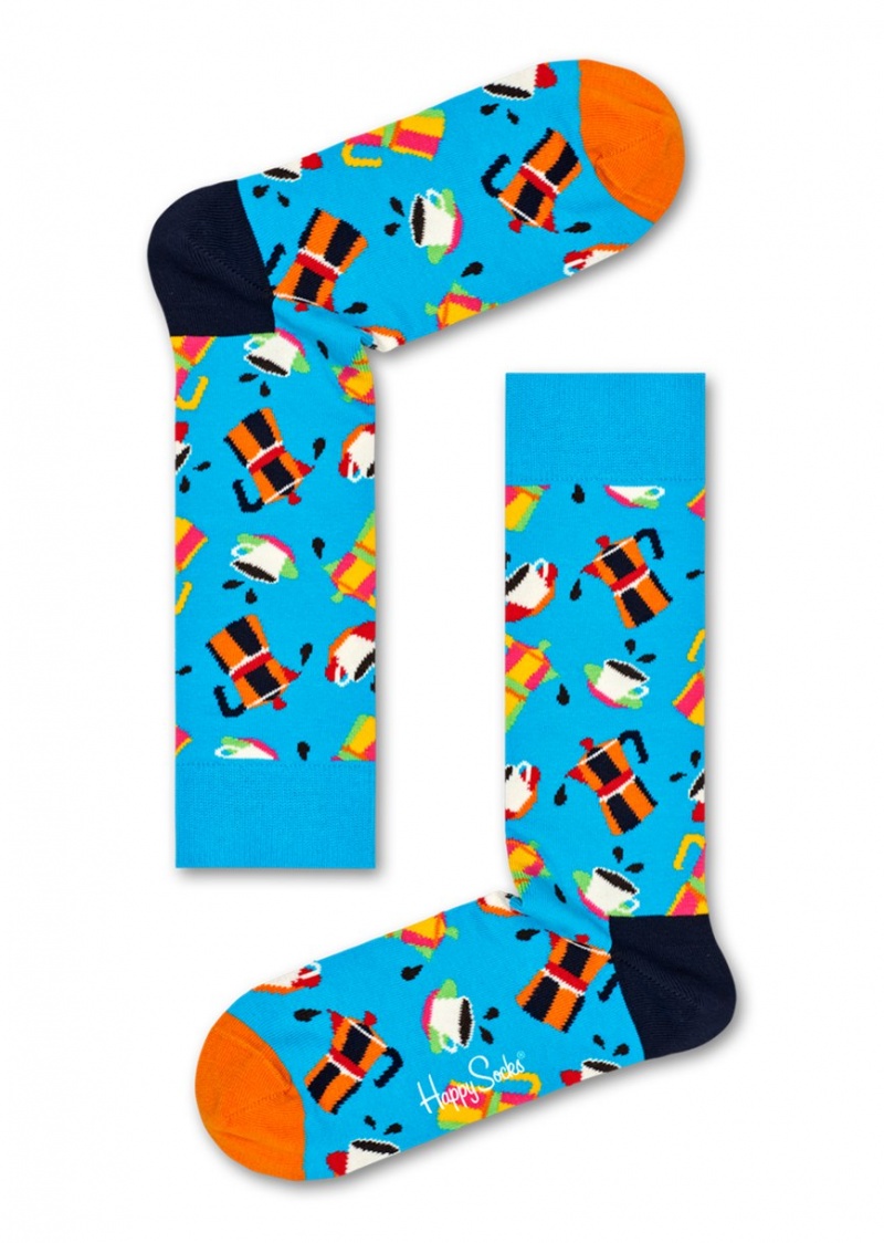 Happy Socks Coffee Socken Unisex Türkis | Schweiz 28714VUSR