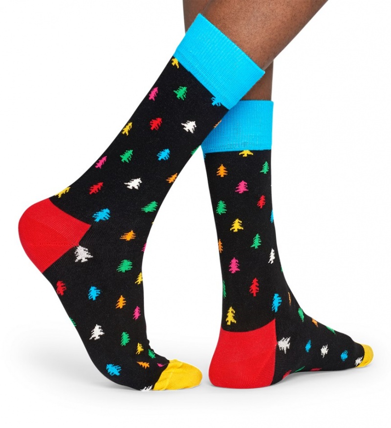 Happy Socks Conifer Tree Socken Unisex Schwarz | Schweiz 01346JXND