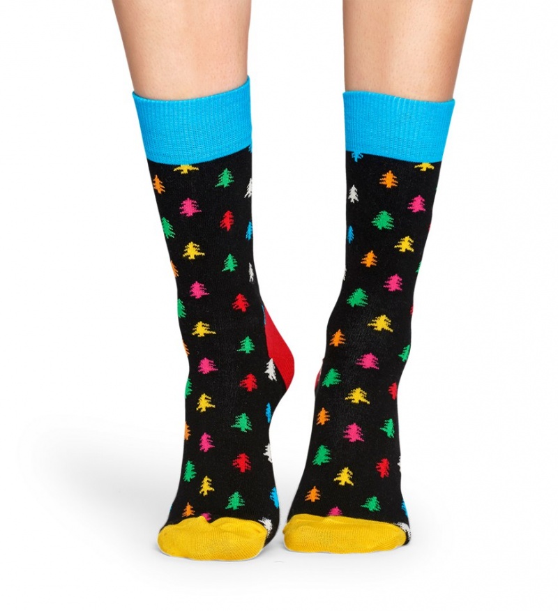 Happy Socks Conifer Tree Socken Unisex Schwarz | Schweiz 01346JXND