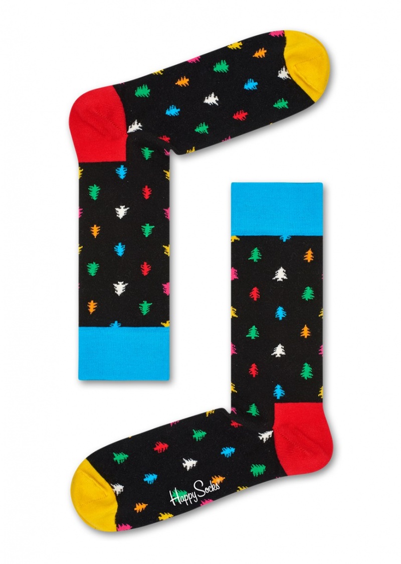 Happy Socks Conifer Tree Socken Unisex Schwarz | Schweiz 01346JXND