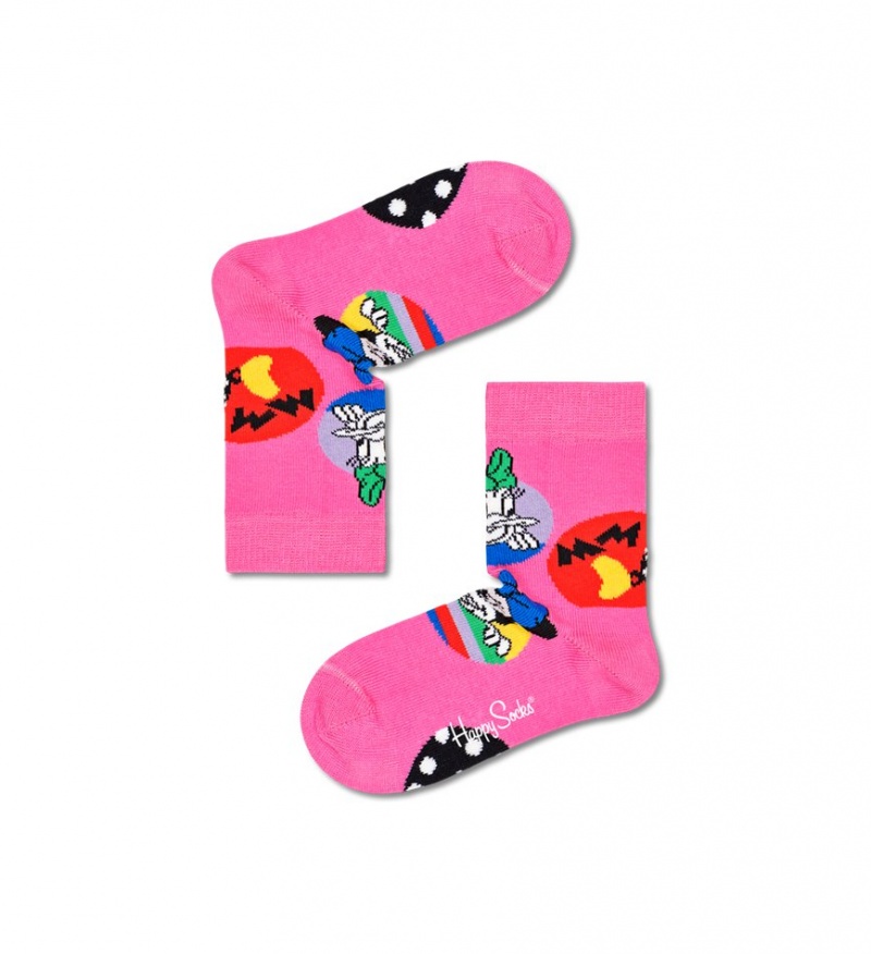 Happy Socks Daisy & Minnie Dot Socken Kinder Rosa | Schweiz 86097IYBP