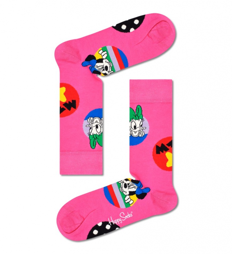 Happy Socks Daisy & Minnie Dot Socken Unisex Rosa | Schweiz 12708BREX