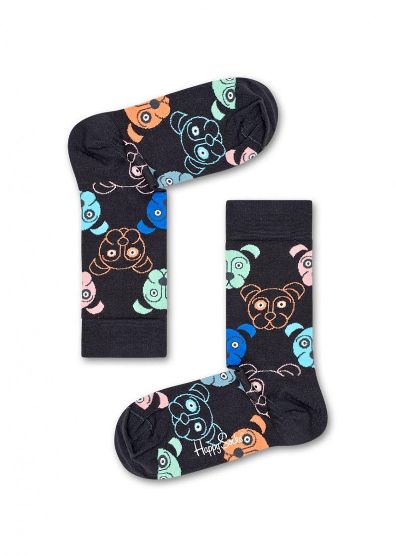 Happy Socks Dog Socken Damen Schwarz | Schweiz 92483BXWJ