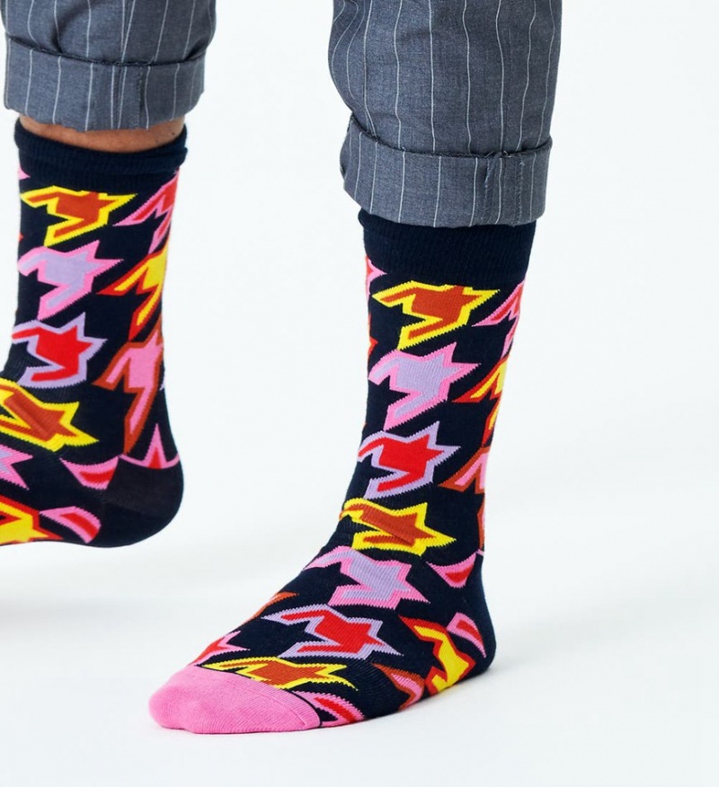 Happy Socks Dog Tooth Socken Unisex Navy | Schweiz 09246ESIL