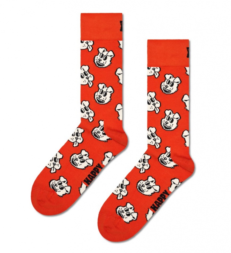 Happy Socks Doggo Socken Unisex Orange | Schweiz 85927BMST