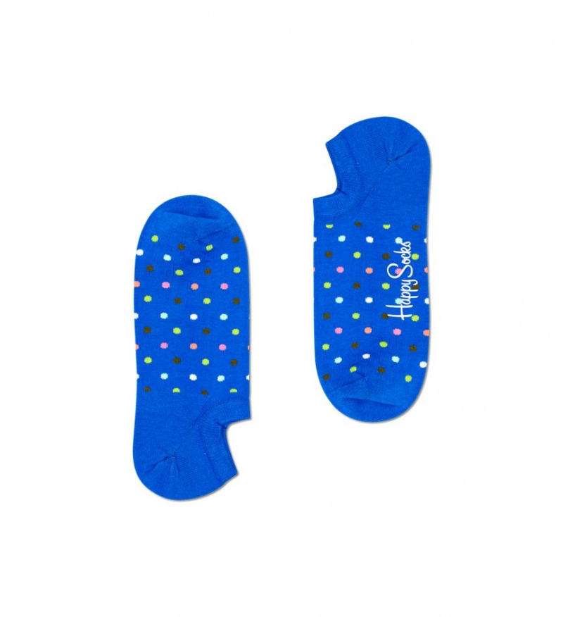 Happy Socks Dot Sneaker Liner Socken Unisex Blau | Schweiz 91867ZCNA