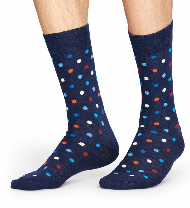 Happy Socks Dot Socken Unisex Navy | Schweiz 67485SHVP