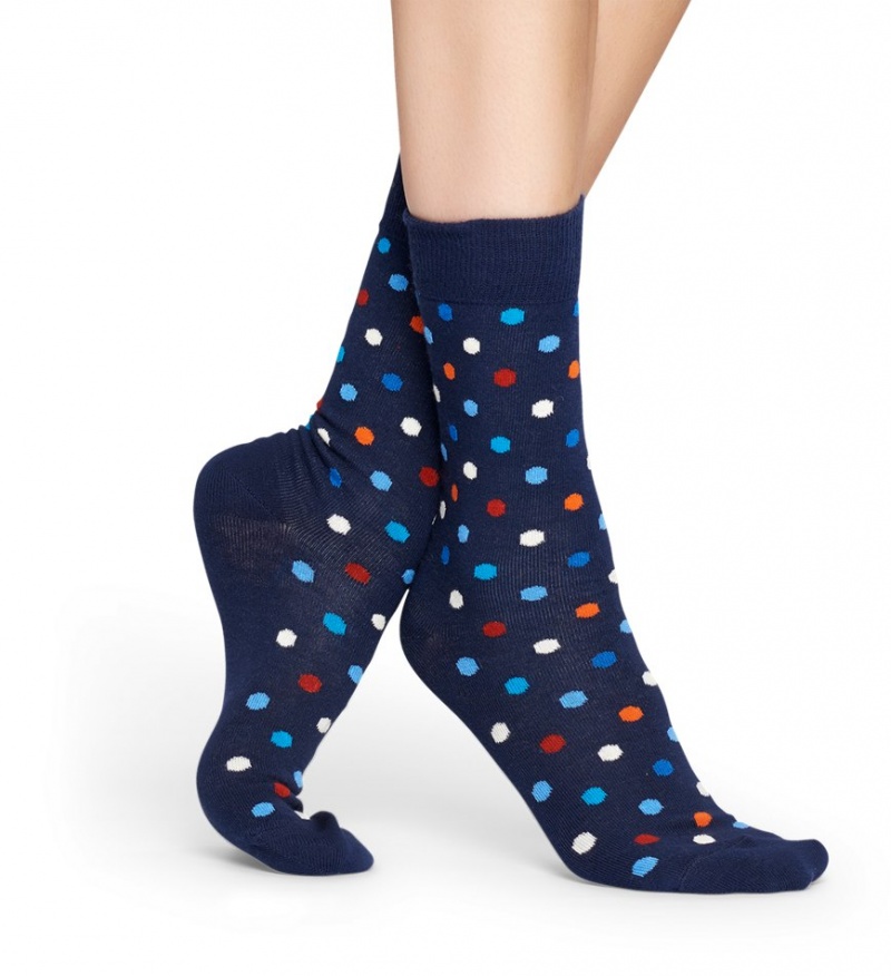 Happy Socks Dot Socken Unisex Navy | Schweiz 67485SHVP