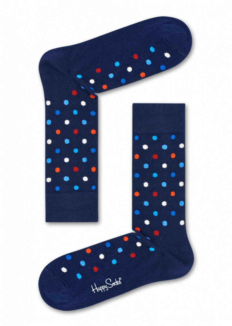 Happy Socks Dot Socken Unisex Navy | Schweiz 67485SHVP