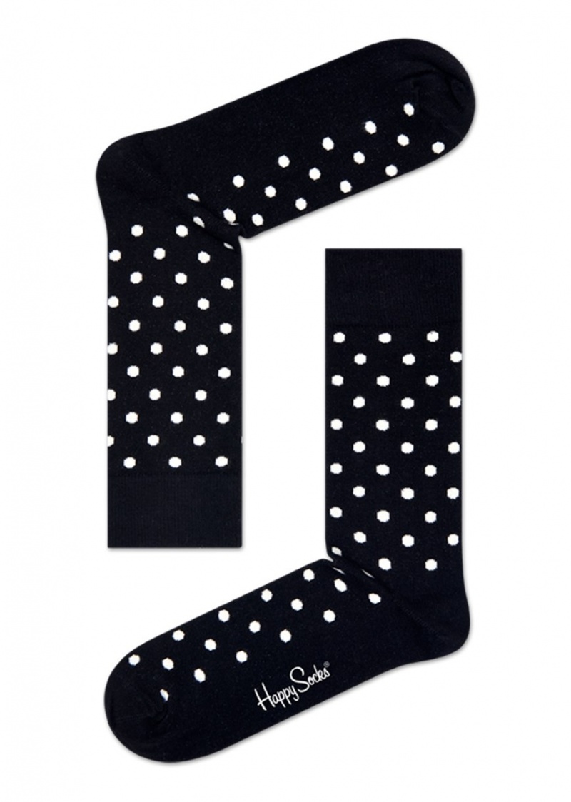 Happy Socks Dot Socken Unisex Schwarz | Schweiz 96418HABS