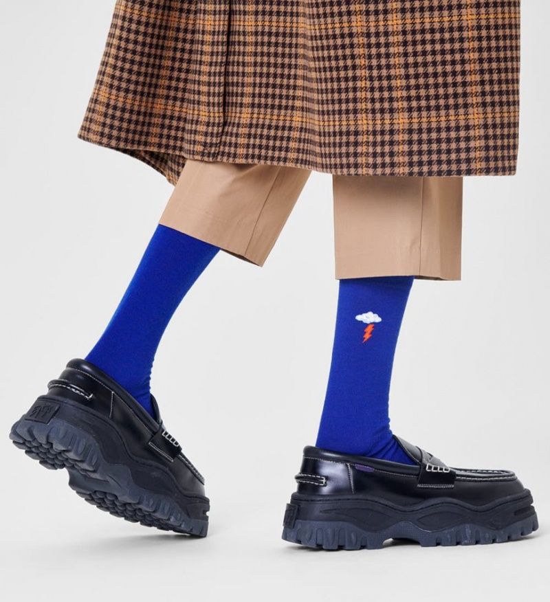 Happy Socks Dressed Abel Socken Unisex Navy | Schweiz 27684JPSO