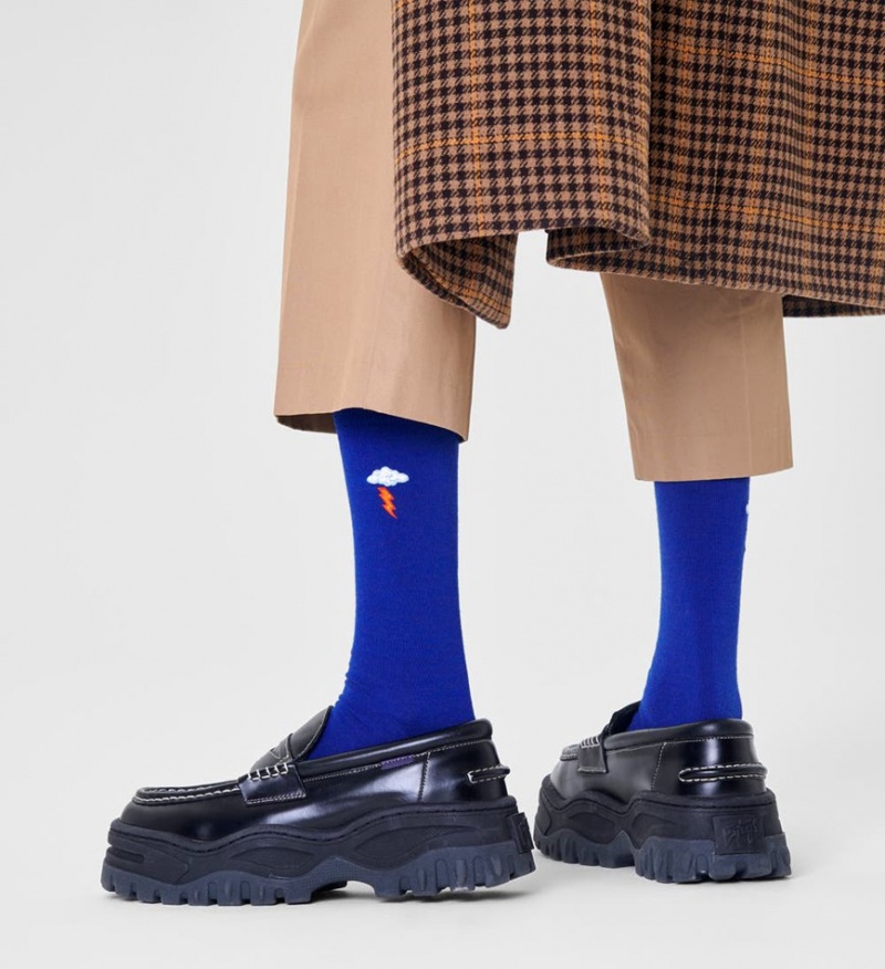 Happy Socks Dressed Abel Socken Unisex Navy | Schweiz 27684JPSO