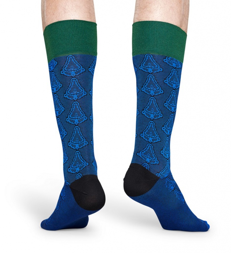 Happy Socks Dressed Art Socken Unisex Blau | Schweiz 63075ZABU