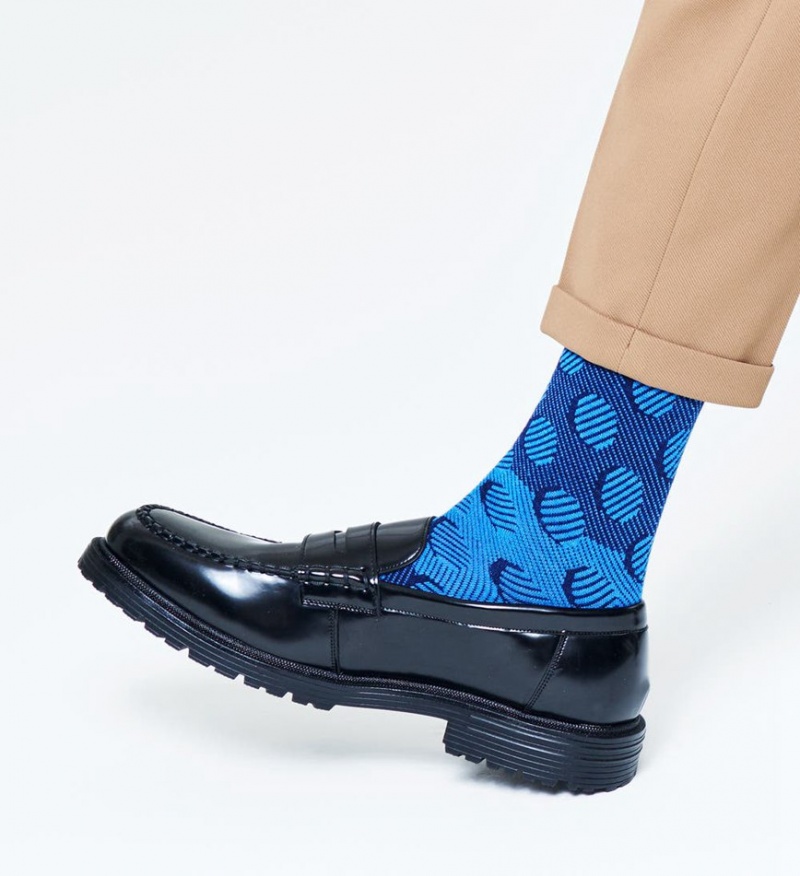 Happy Socks Dressed Big Thin Wolle Crew Socken Unisex Navy | Schweiz 31984IHNT