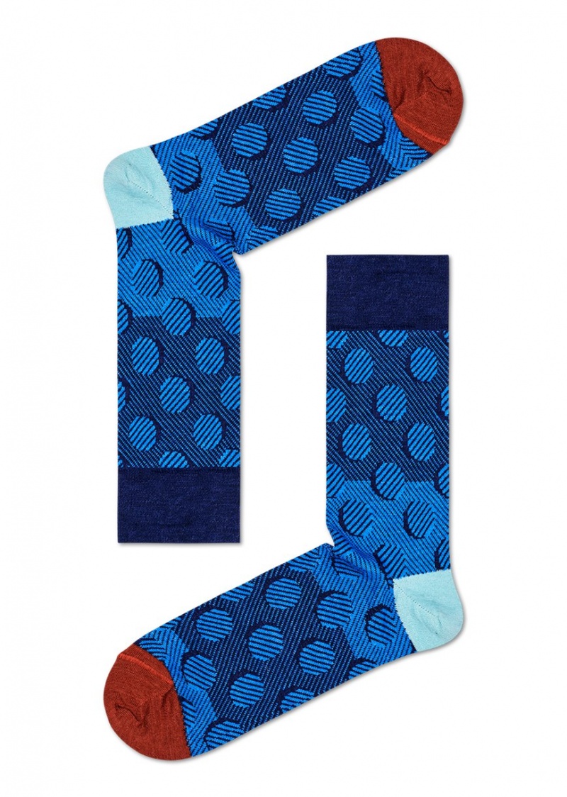 Happy Socks Dressed Big Thin Wolle Crew Socken Unisex Navy | Schweiz 31984IHNT