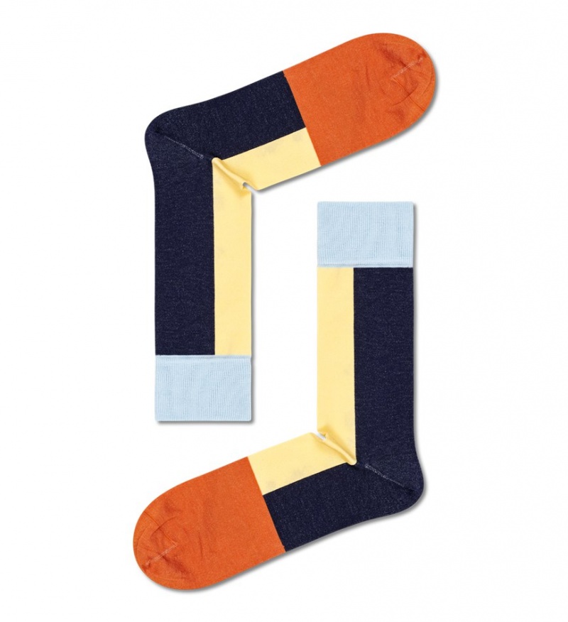 Happy Socks Dressed Brick Socken Unisex Navy | Schweiz 78314UYCH