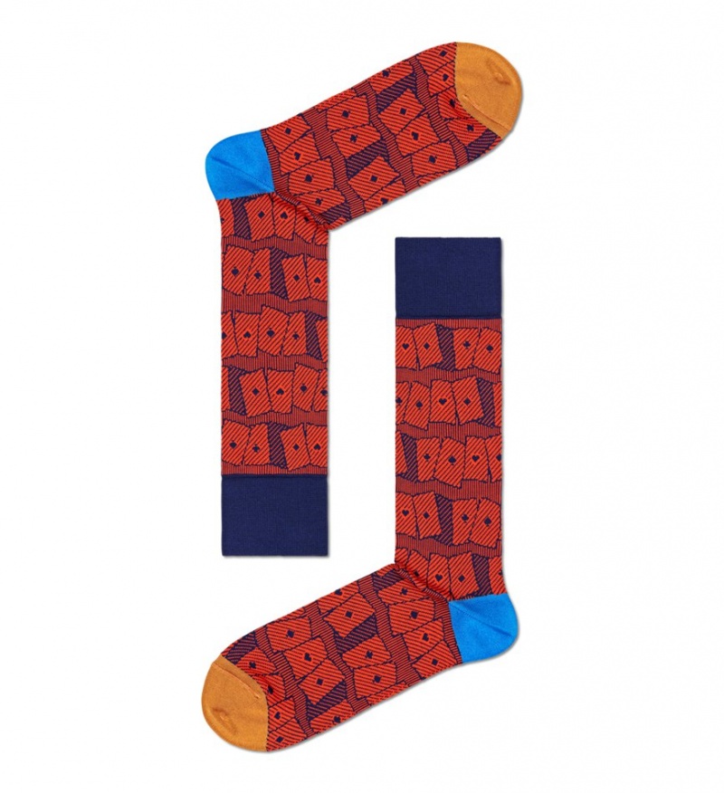 Happy Socks Dressed Cards Socken Unisex Orange | Schweiz 12764LXOY