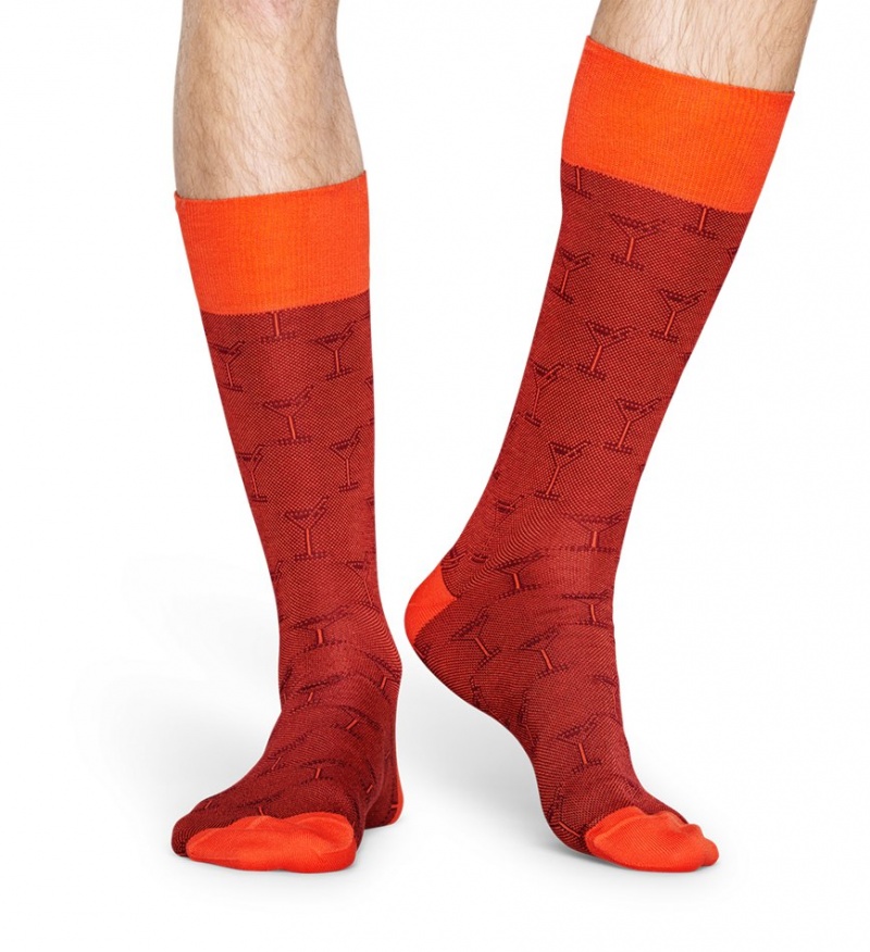 Happy Socks Dressed Cocktail Socken Unisex Dunkelrot | Schweiz 51928EPQA