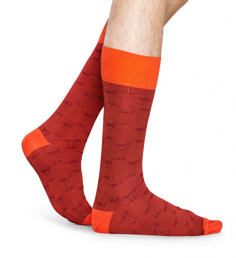 Happy Socks Dressed Cocktail Socken Unisex Dunkelrot | Schweiz 51928EPQA