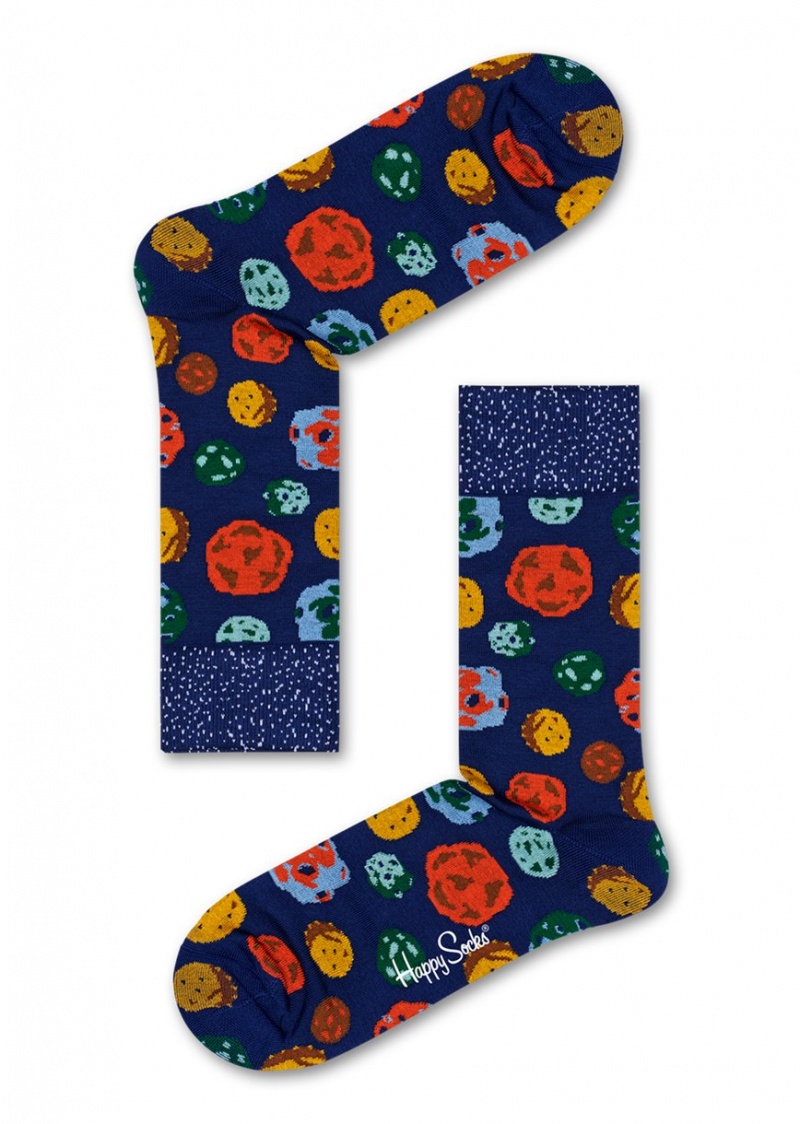 Happy Socks Dressed Crater Socken Unisex Navy | Schweiz 45108LHVZ