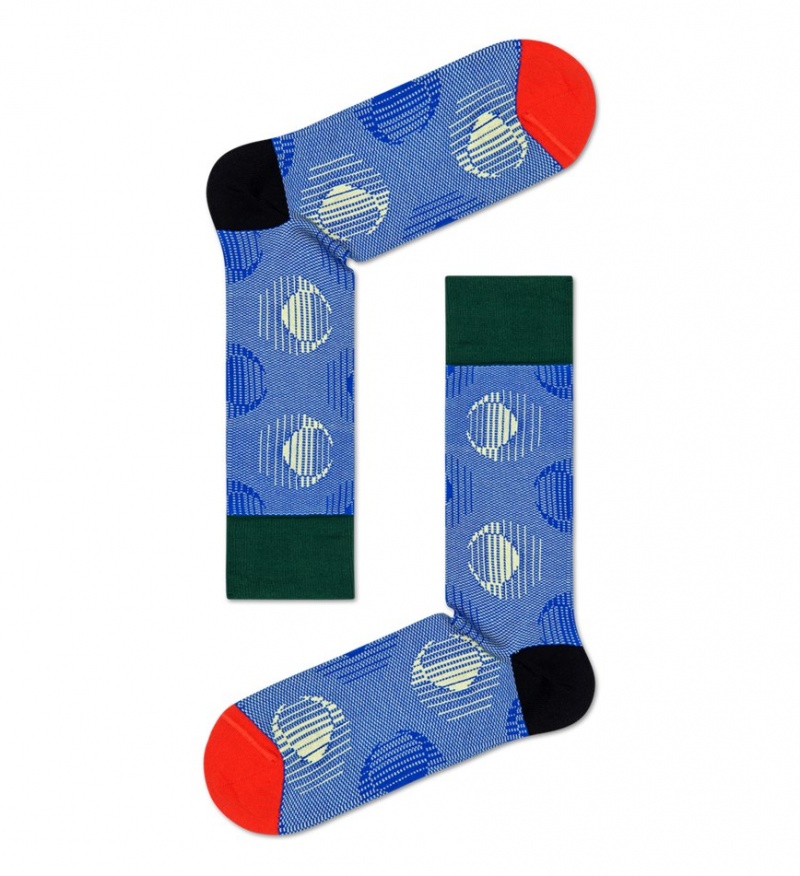 Happy Socks Dressed Eclipse Socken Unisex Blau | Schweiz 51497CMOK