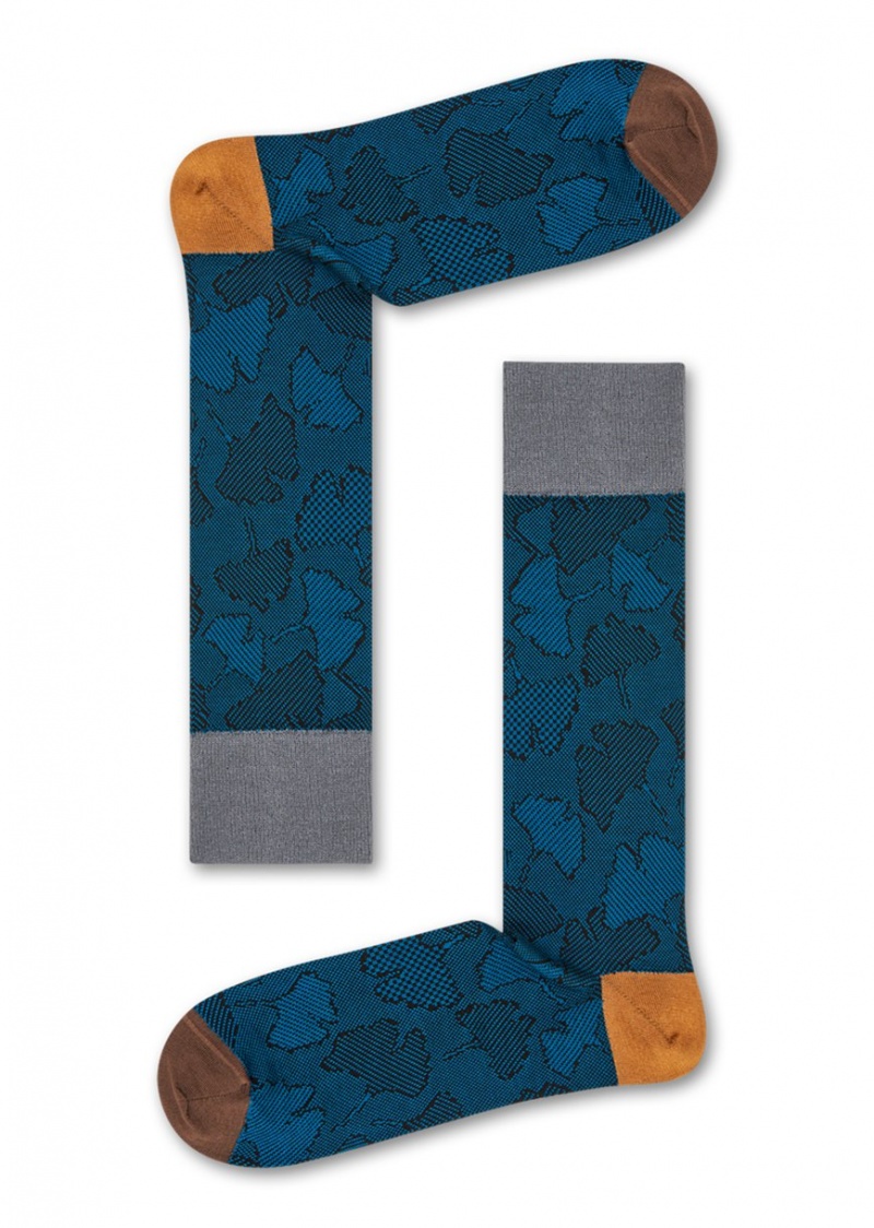 Happy Socks Dressed Ginkgo Socken Unisex Navy | Schweiz 43062LNGM