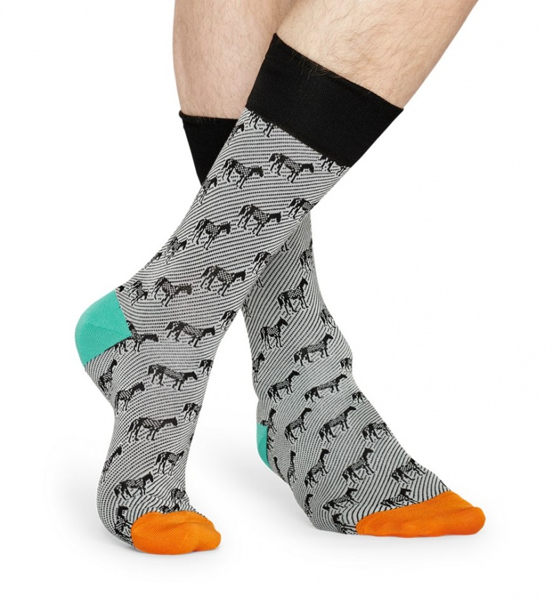 Happy Socks Dressed Horse Socken Unisex Schwarz | Schweiz 20378ZTLP