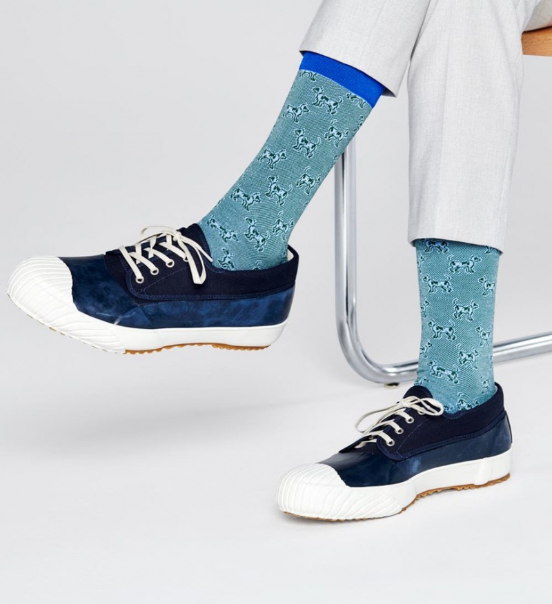 Happy Socks Dressed Laika Socken Unisex Grün | Schweiz 43956KCWB