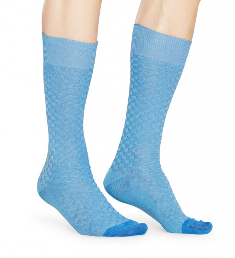 Happy Socks Dressed Moss Knit Socken Unisex Hellblau | Schweiz 14083WCIU