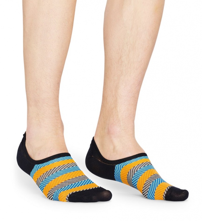 Happy Socks Dressed Multi Stripe No Show Socken Unisex Navy | Schweiz 06921NZBA