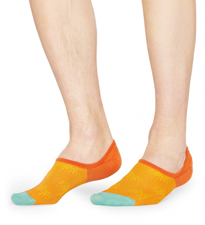 Happy Socks Dressed Palm No Show Socken Unisex Orange | Schweiz 98124QEIB