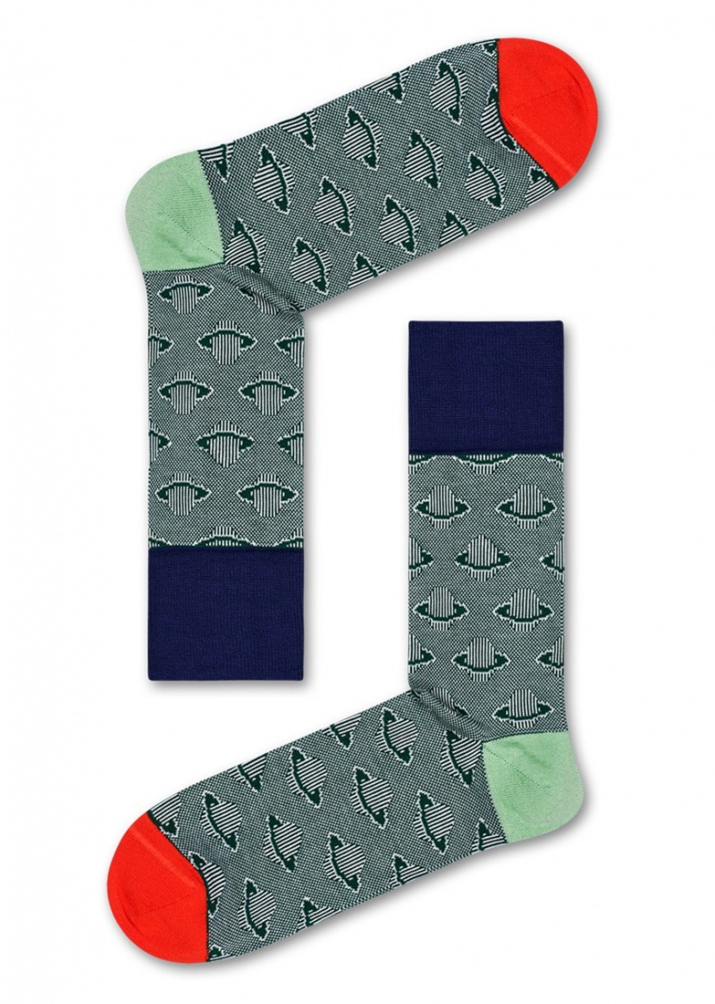 Happy Socks Dressed Planet Socken Unisex Weiß | Schweiz 17824HXQT