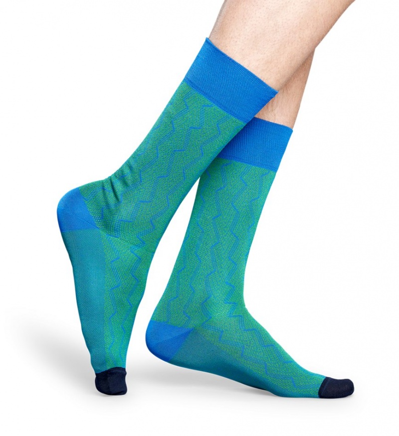 Happy Socks Dressed Serpentine Socken Unisex Blau | Schweiz 57230GFUQ