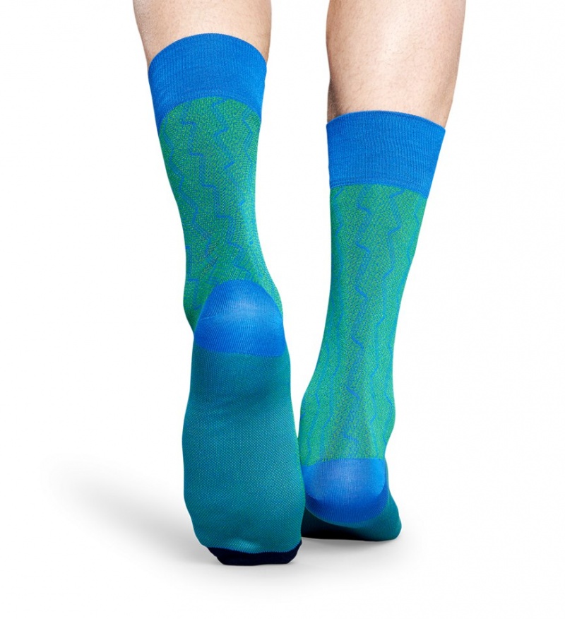 Happy Socks Dressed Serpentine Socken Unisex Blau | Schweiz 57230GFUQ