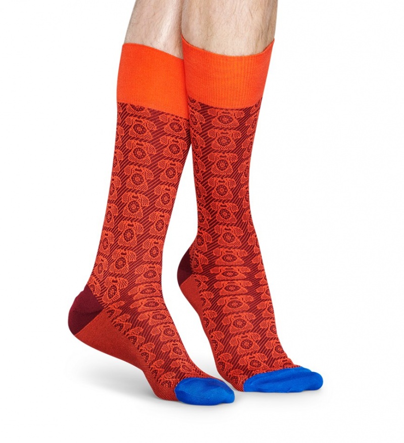 Happy Socks Dressed Telephone Socken Unisex Orange | Schweiz 89423CNZG