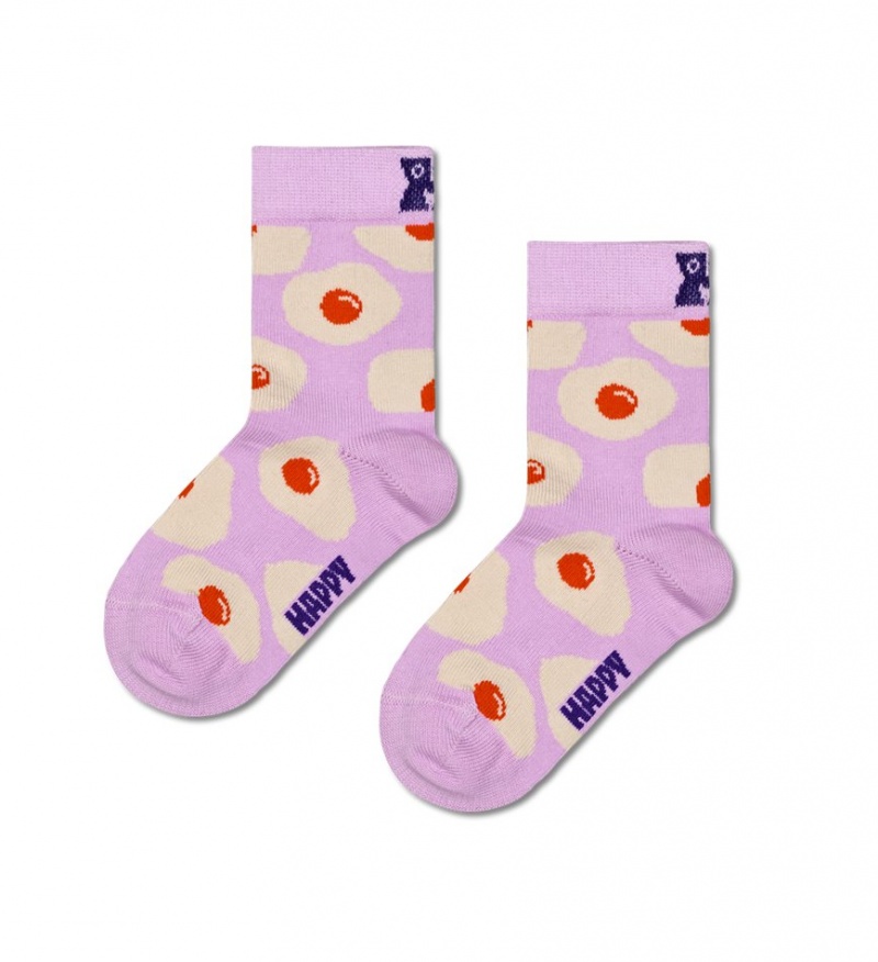 Happy Socks Egg Socken Kinder Helllila | Schweiz 31972LNSI