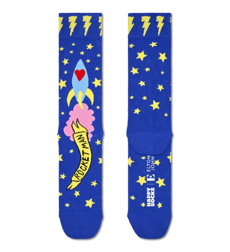 Happy Socks Elton John Rocket Man Socken Unisex Blau | Schweiz 45029BUQG