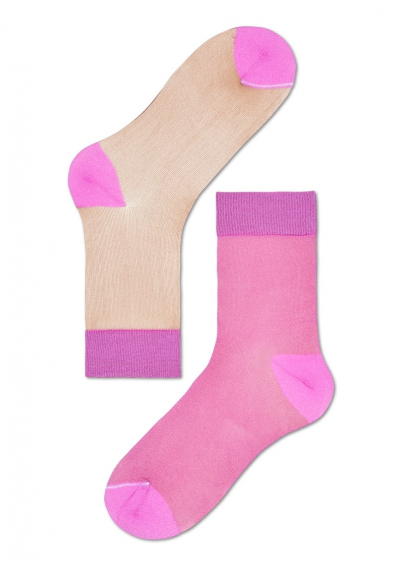 Happy Socks Filippa Ankle Socken Unisex Rosa | Schweiz 84507PLVQ