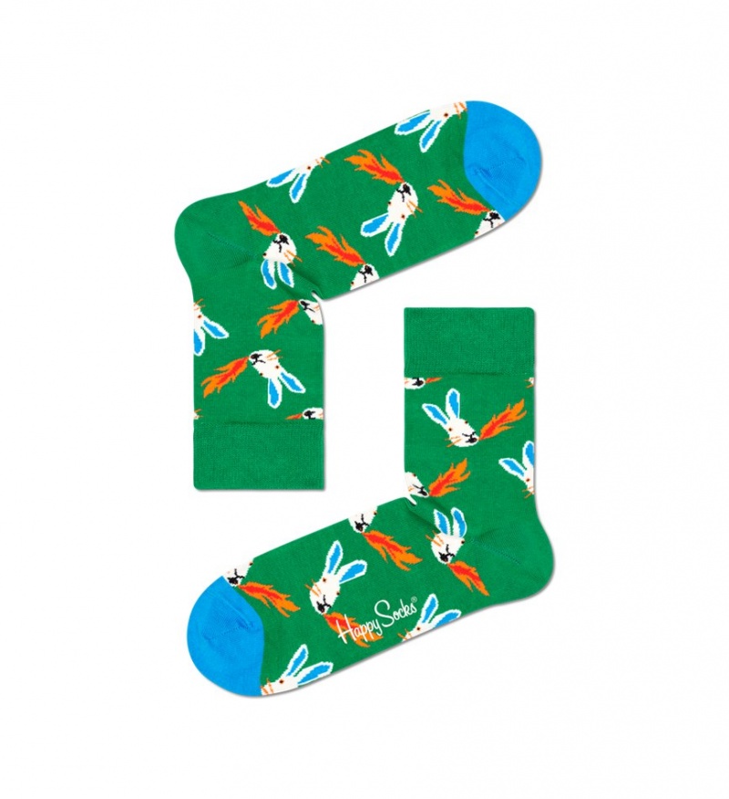 Happy Socks Fire Rabbit Half Crew Socken Unisex Mehrfarbig | Schweiz 03781WYXQ