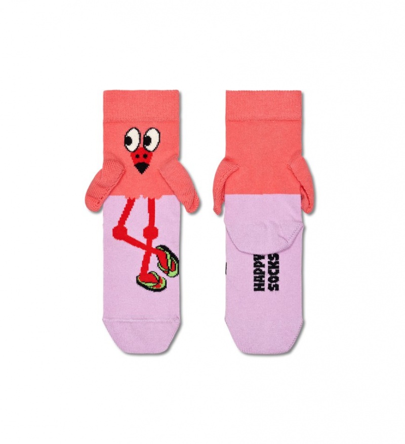 Happy Socks Flamingo Socken Kinder Helllila | Schweiz 59421BYVN