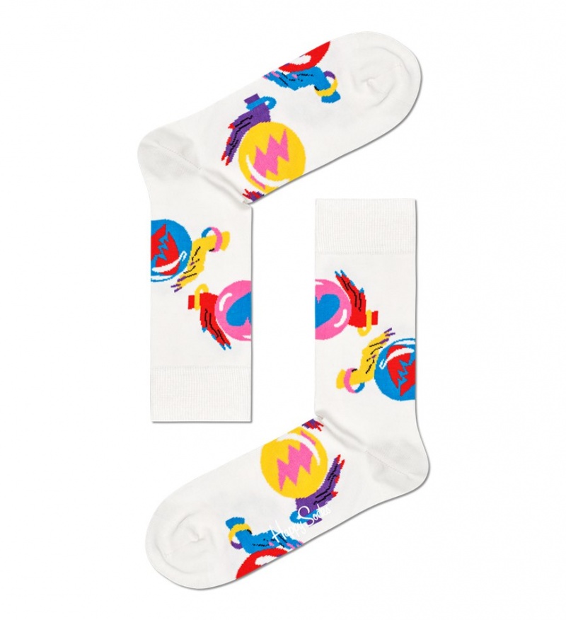 Happy Socks Fortune Teller Socken Unisex Weiß | Schweiz 89263UMRK