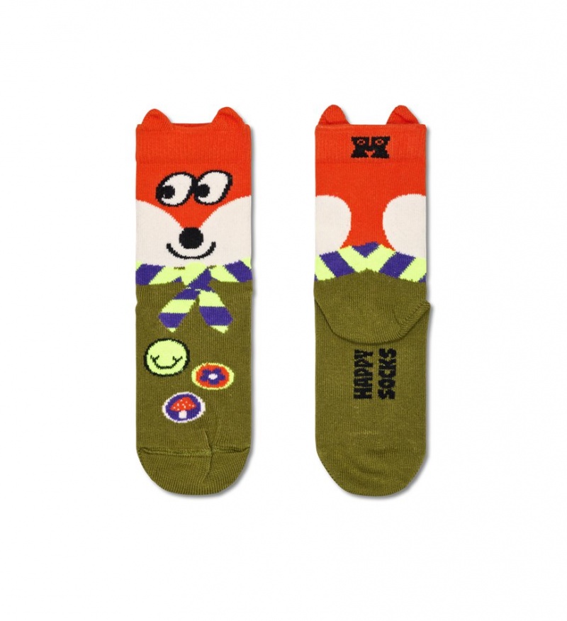 Happy Socks Fox Scout Socken Kinder Dunkelgrün | Schweiz 18234NIEG