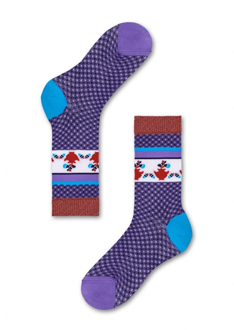 Happy Socks Frida Crew Socken Unisex Lila | Schweiz 87129ETKY