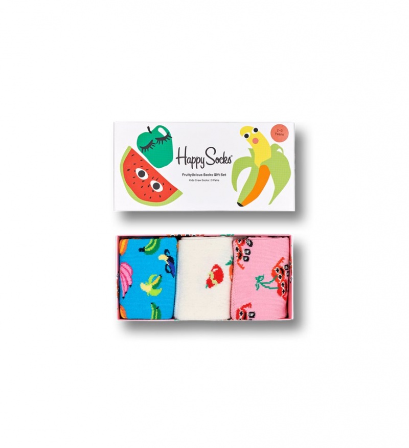 Happy Socks Fruit Socks Gift Set Kinder Hellblau | Schweiz 57628ORIU